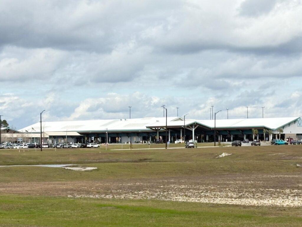 Northwest Florida Beaches International Airport Fabral Metal Roof after completion of repairs.