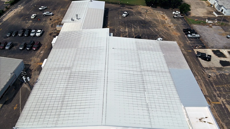 PBR Metal Roof Constructed at Marianna Chevrolet