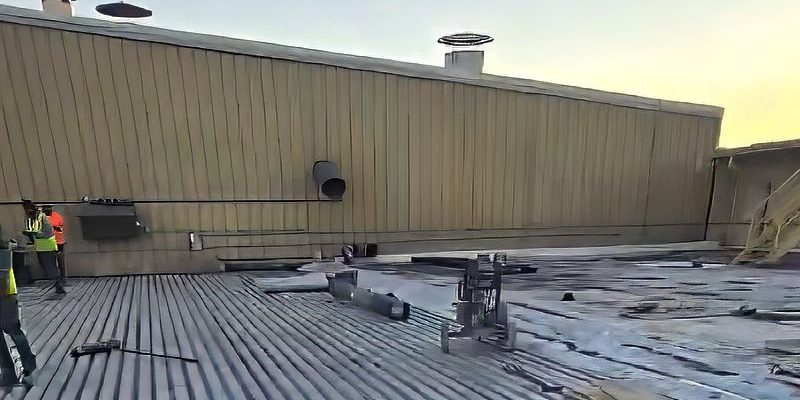 Metal Roof Replacement at Enterprise Electronics Corporation