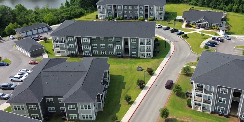 Asphalt Roof Repair at The Pointe at Camellia Commons Apartment Complex, Enterprise AL