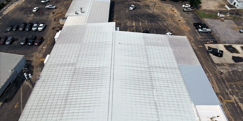 PBR Metal Roof Constructed at Marianna Chevrolet